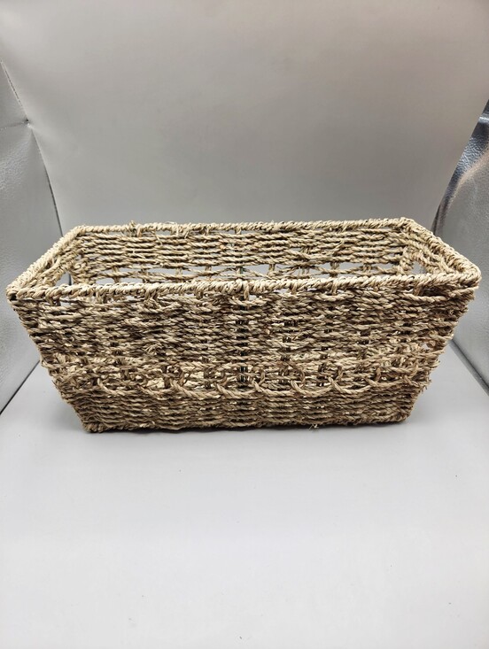 Other - Woven Seagrass Storage Basket - Natural